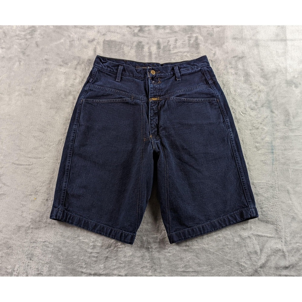 VTG Marithe Francois Girbaud Shorts Mens 31 Blue Denim Relaxed Skater USA Made
